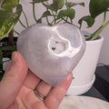 Druzy Agate Heart
