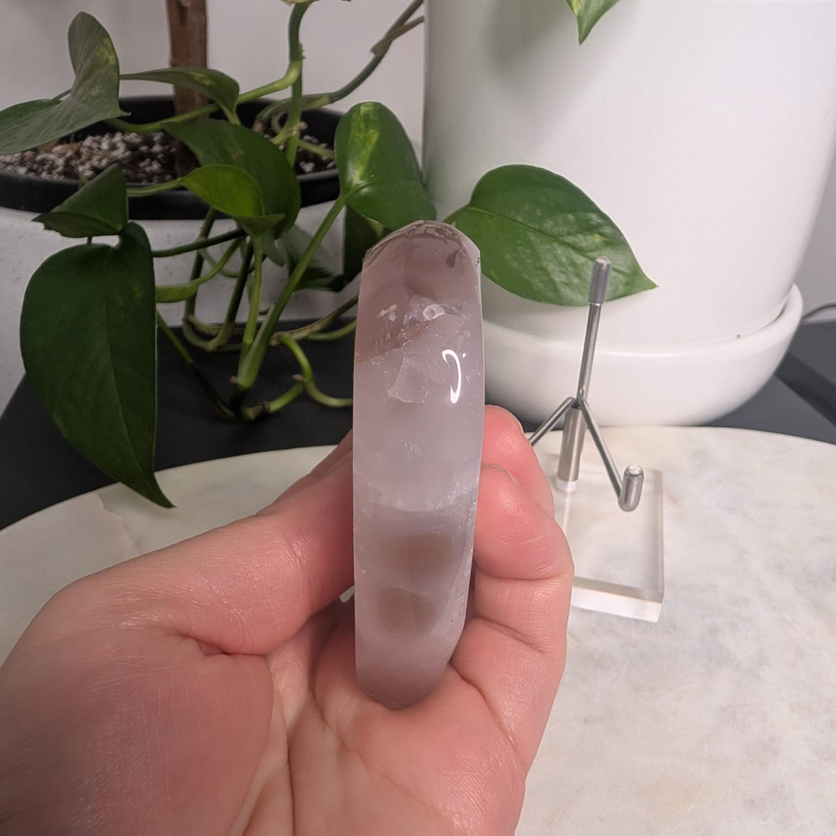 Druzy Agate Heart