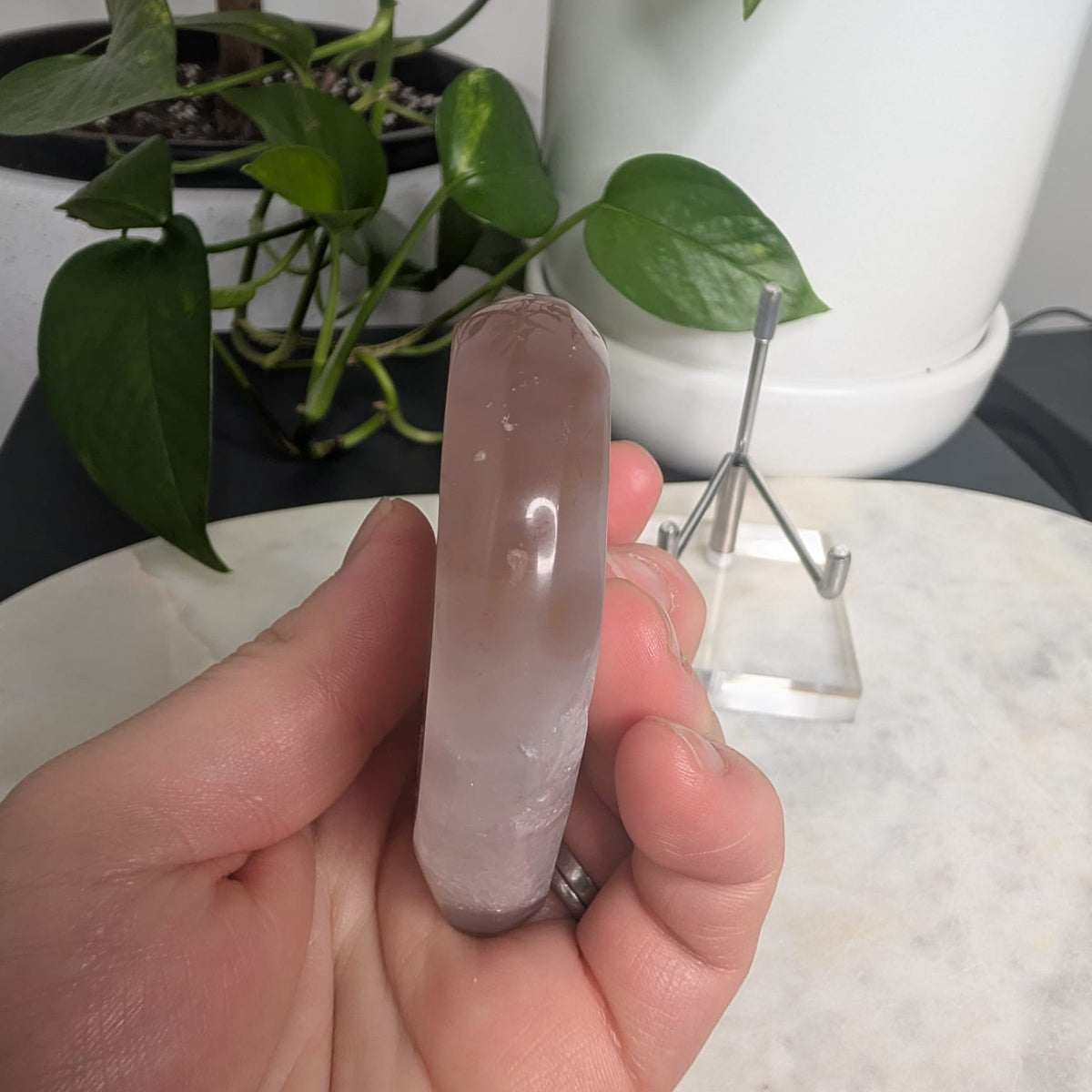 Druzy Agate Heart