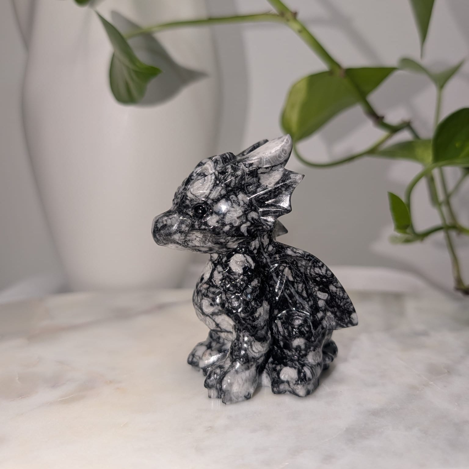 Fossil Jasper Dragon