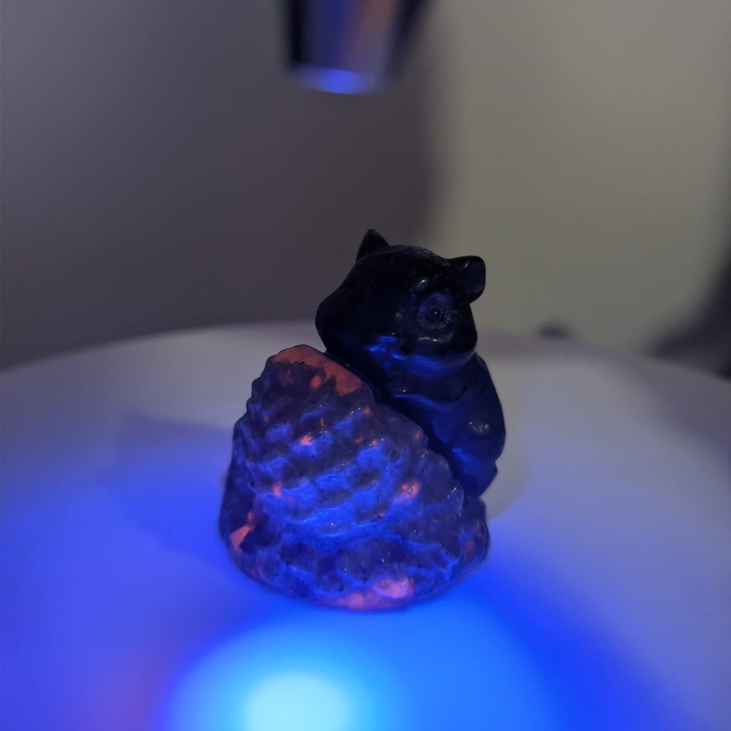 Obsidian Chipmunk on Yooperlite