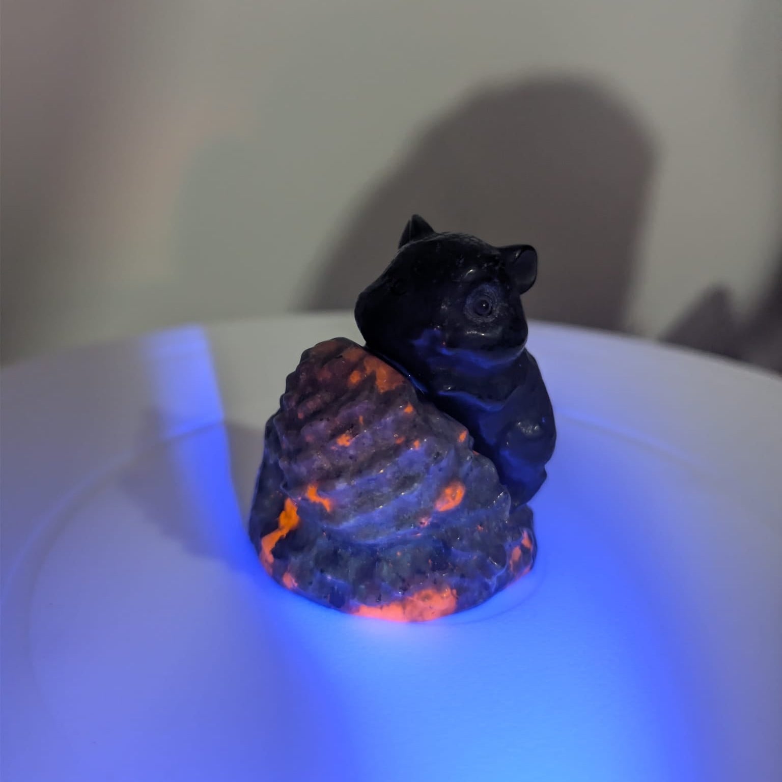 Obsidian Chipmunk on Yooperlite