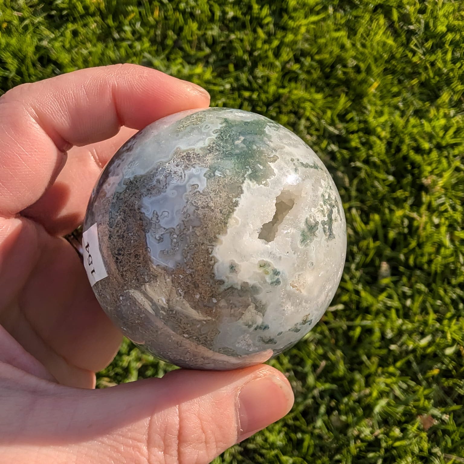 Moss Agate Sphere