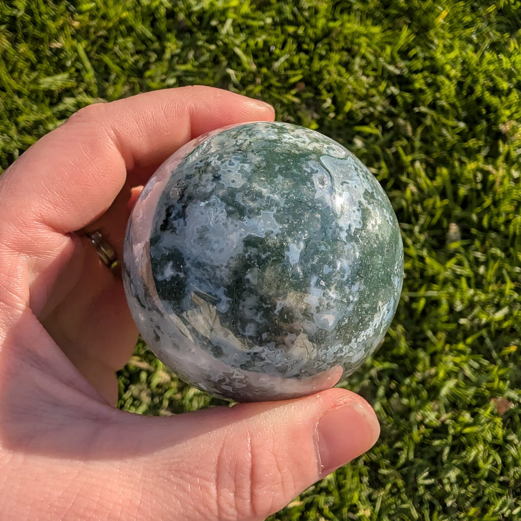 Moss Agate Sphere