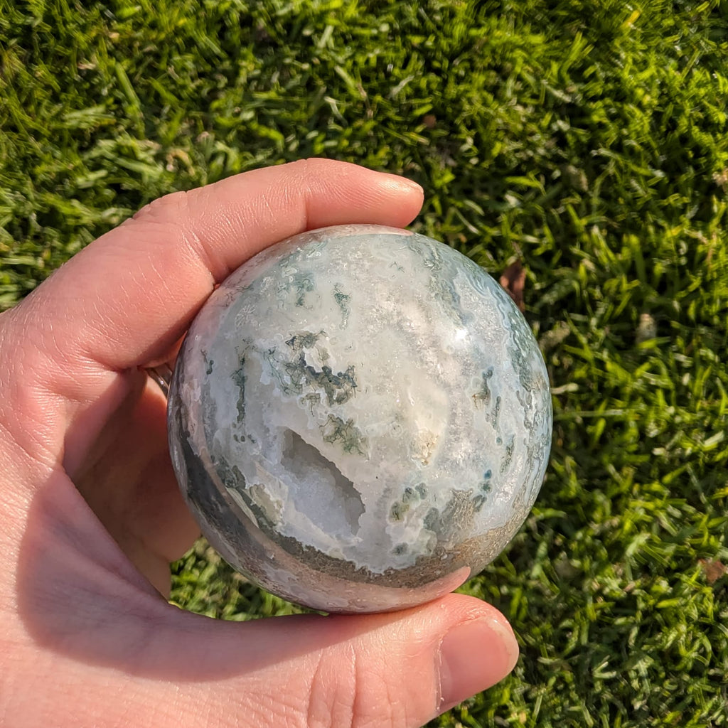Moss Agate Sphere
