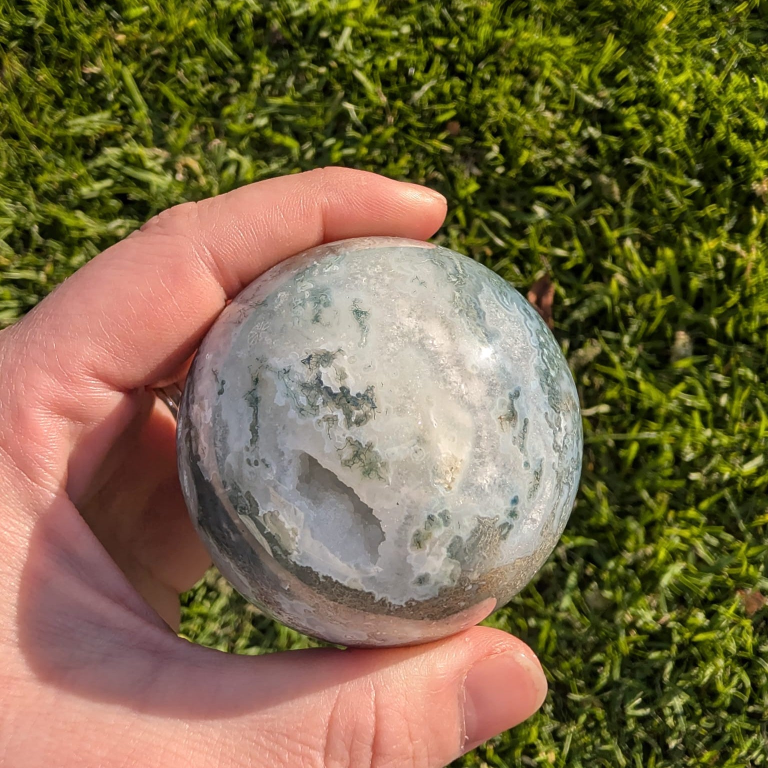 Moss Agate Sphere