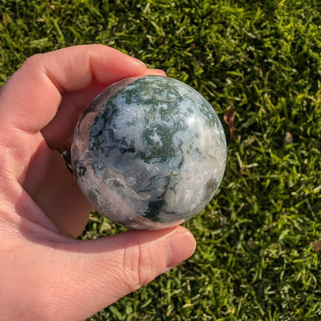Moss Agate Sphere