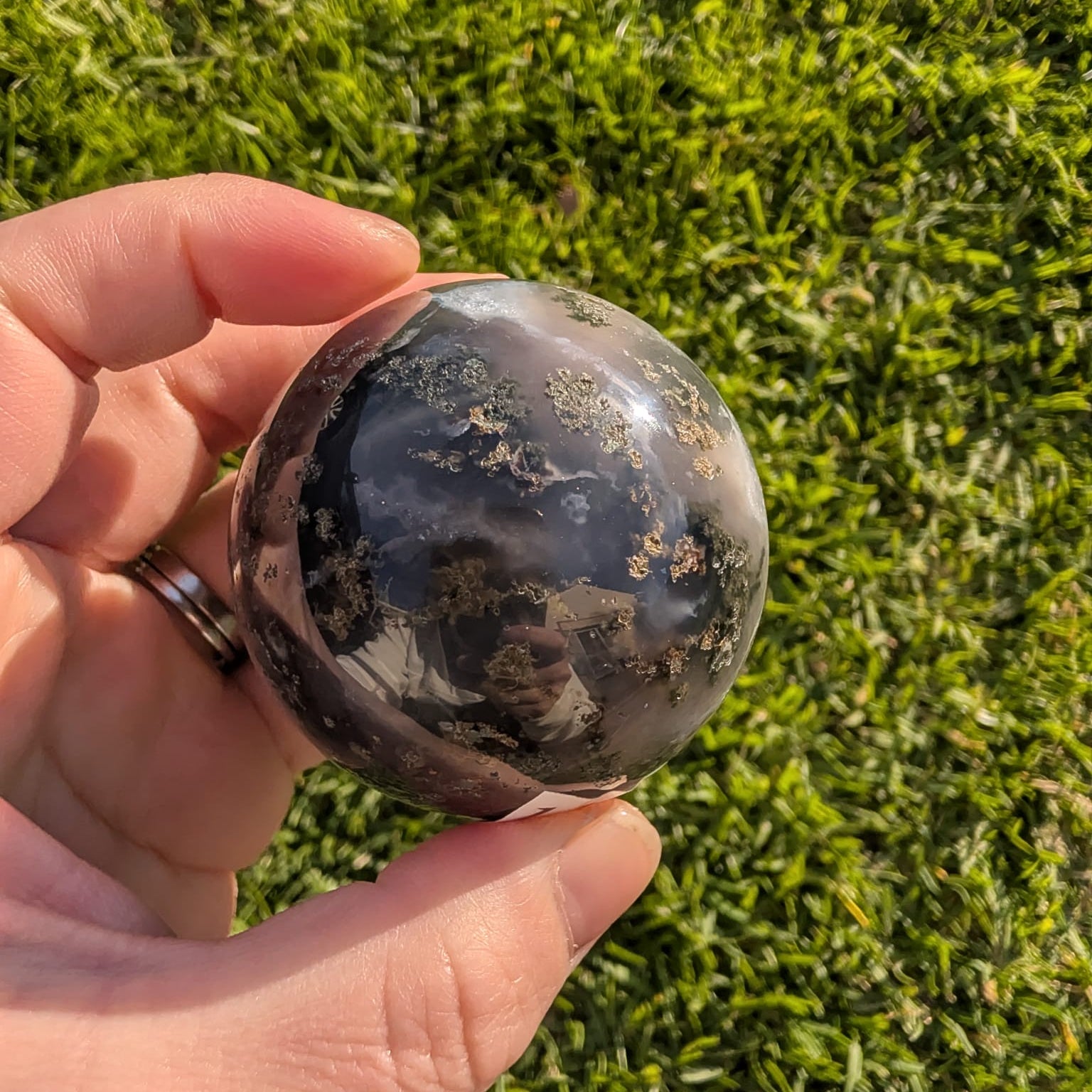 Moss Agate Sphere