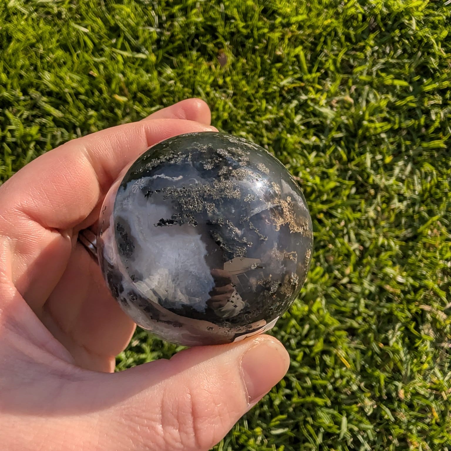 Moss Agate Sphere