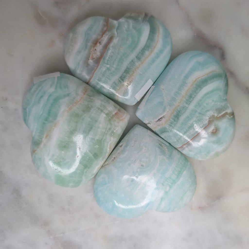 Caribbean Calcite Heart