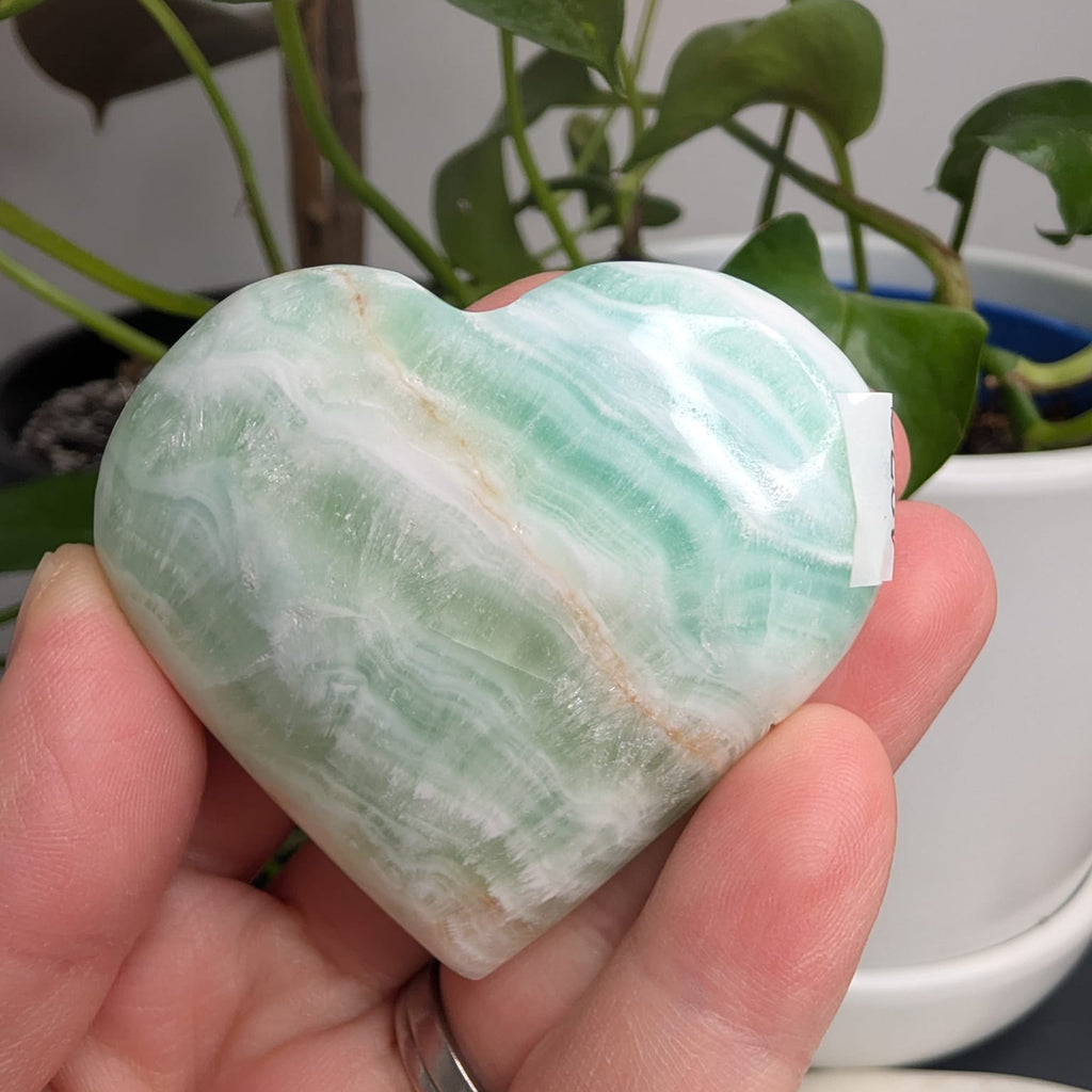 Caribbean Calcite Heart