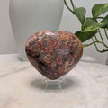 Red Feldspar Heart