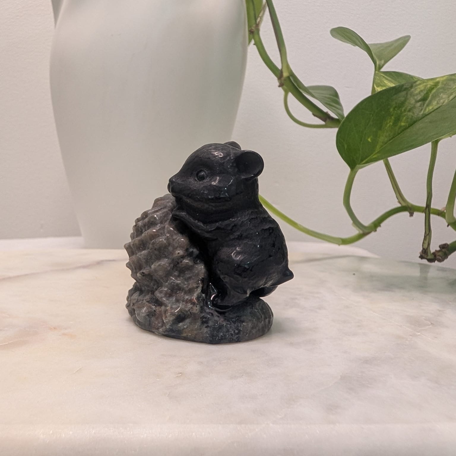 Obsidian Chipmunk on Yooperlite