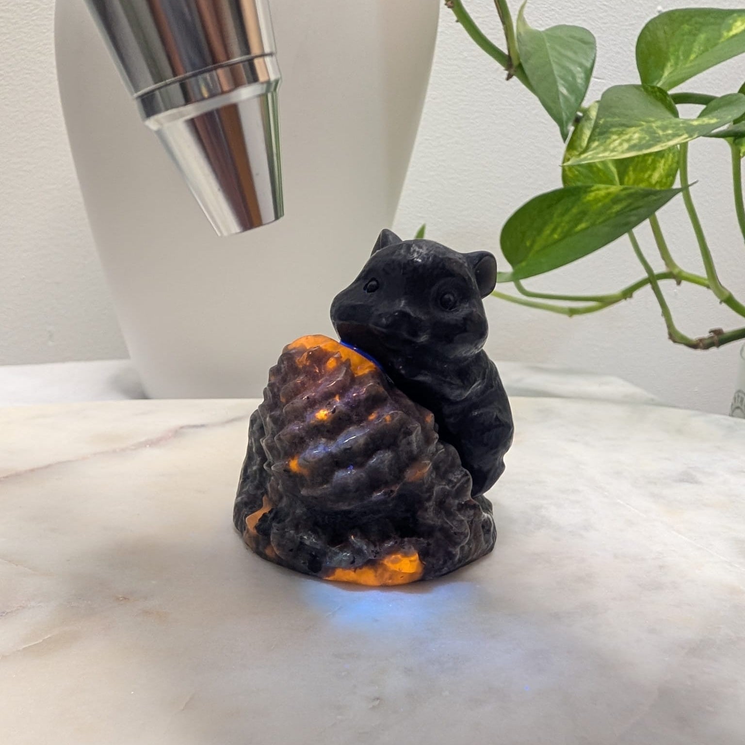 Obsidian Chipmunk on Yooperlite