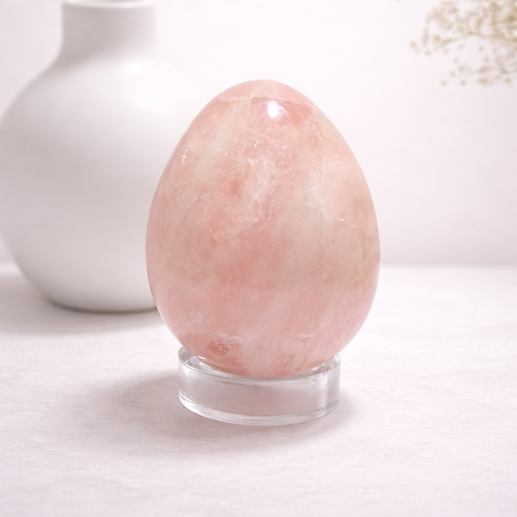 Rose Quartz Egg