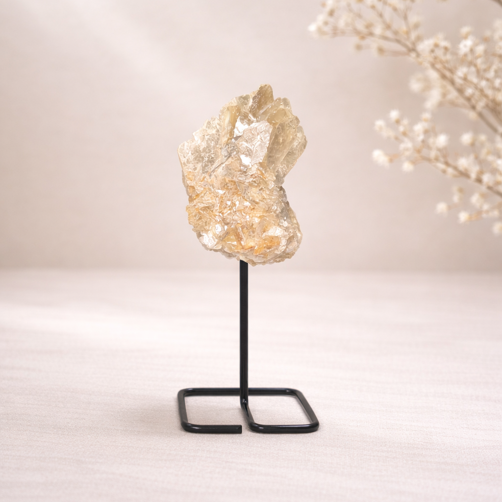 Golden Mica on Stand