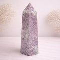 Lavender Lepidolite Obelisk