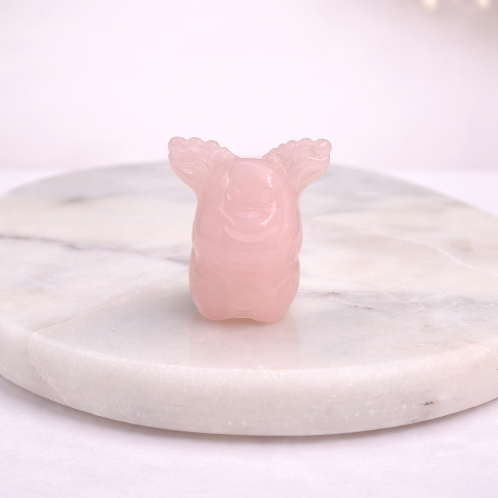 Rose Quartz Reindeer