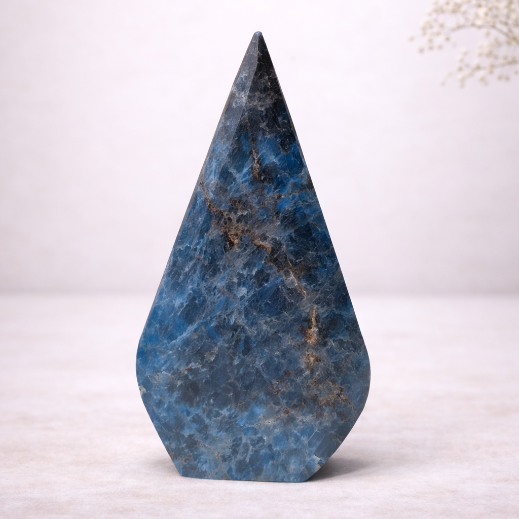 Blue Apatite Flame
