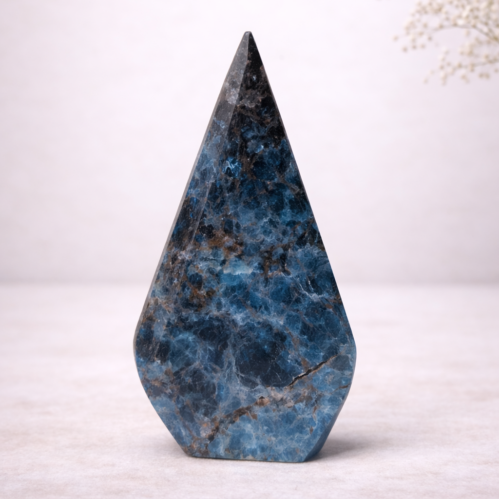 Blue Apatite Flame