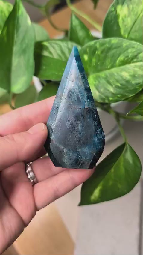 Blue Apatite Flame