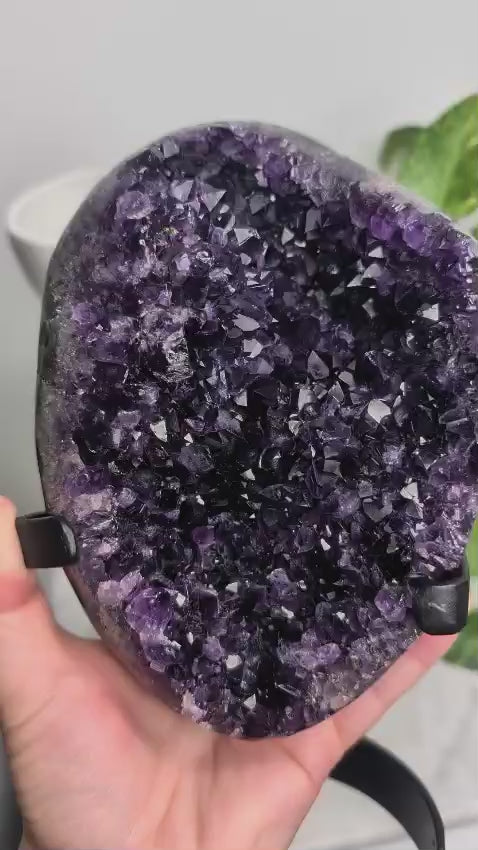 Amethyst Cluster on stand