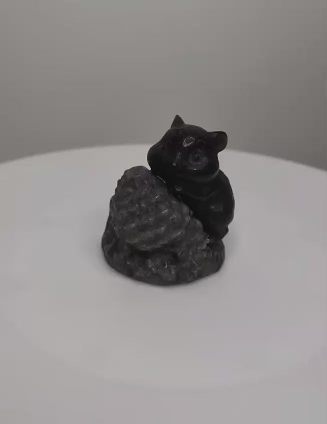 Obsidian Chipmunk on Yooperlite
