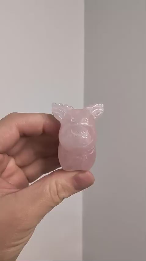 Rose Quartz Reindeer