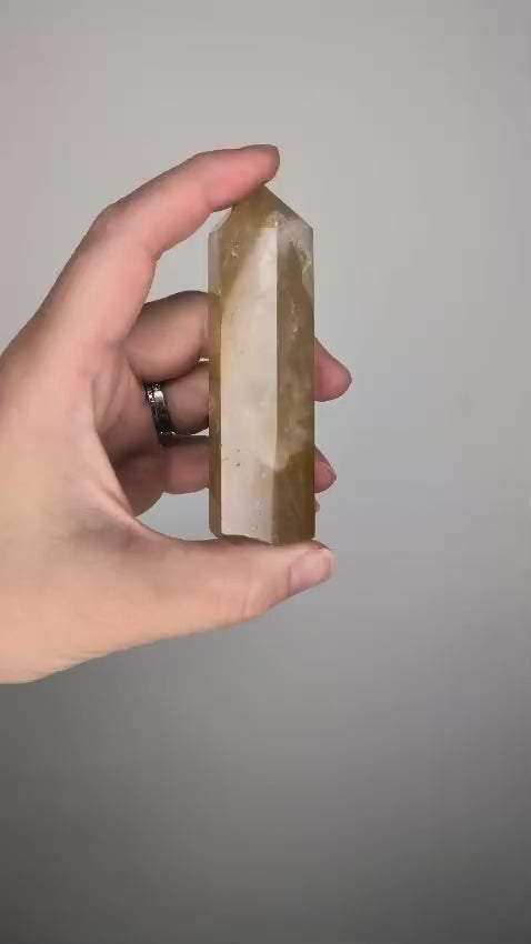 Golden Healer Quartz Tower