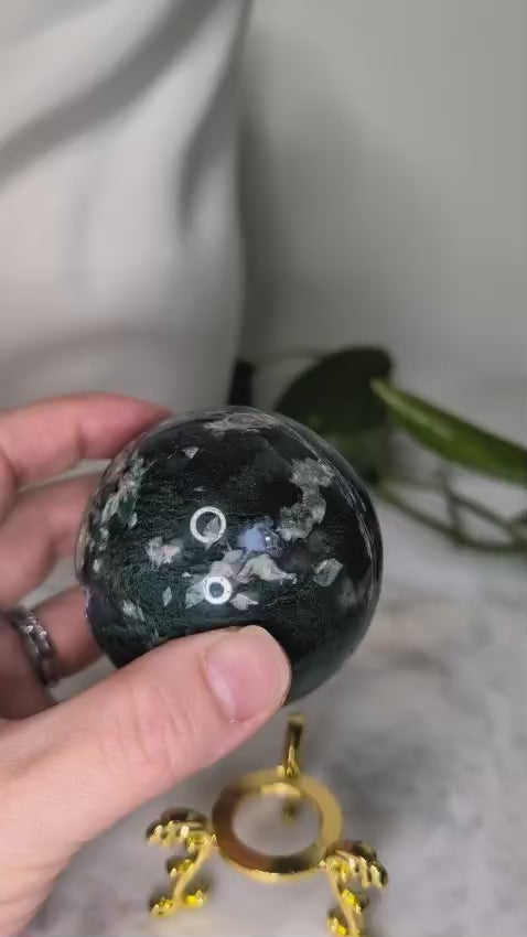 Moss Agate Sphere