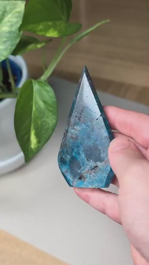 Blue Apatite Flame
