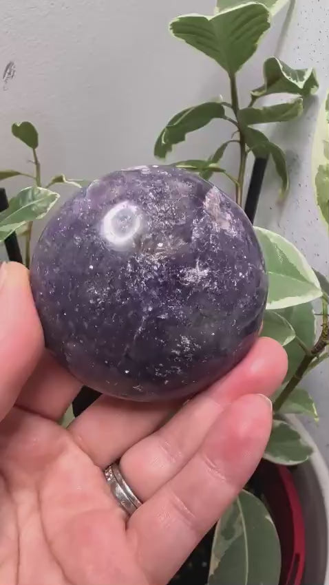 Lepidolite Palm