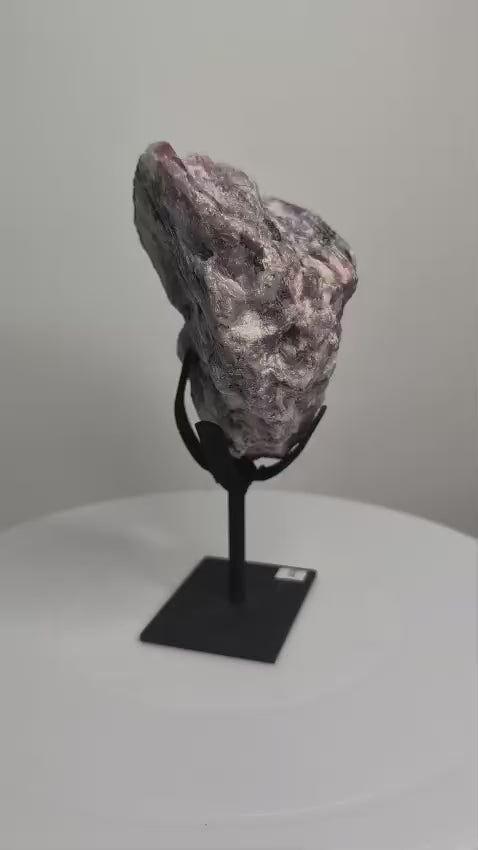 Pink Tourmaline with Lepidolite & Black Tourmaline