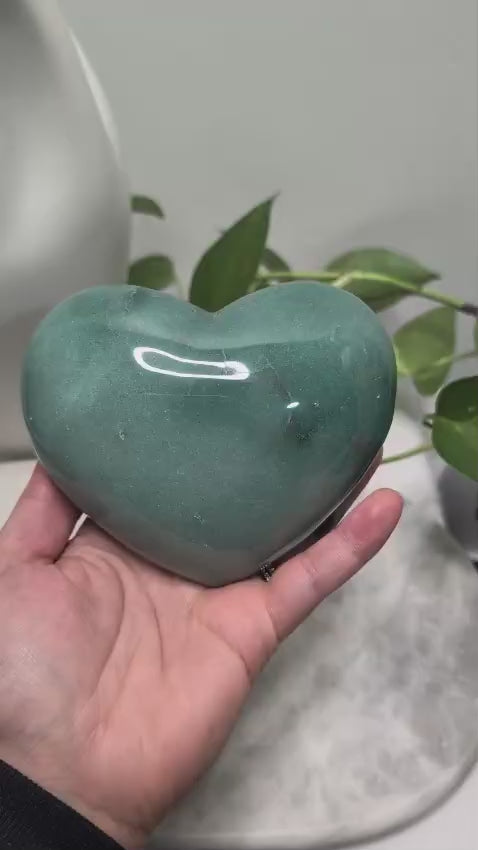 Green Aventurine Heart