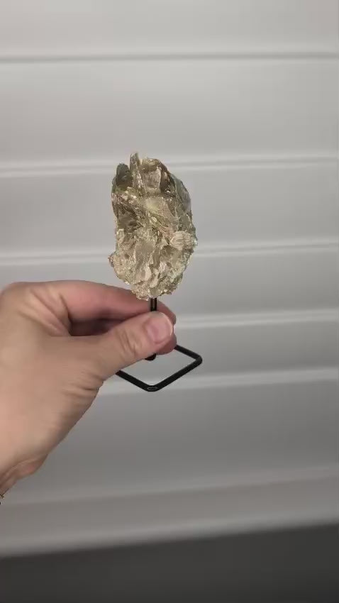 Golden Mica on Stand