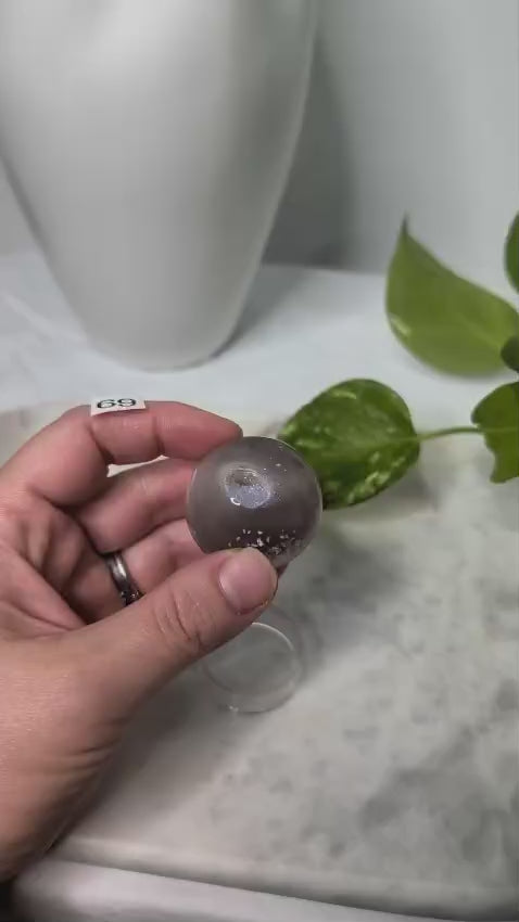 Druzy Quartz Agate Sphere