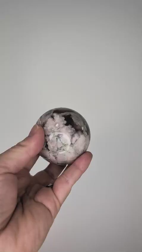 Flower Agate Sphere